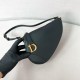 Replica Saddle Rodeo Pouch Black Goatskin Uk - 12659 - Buddha Luxury