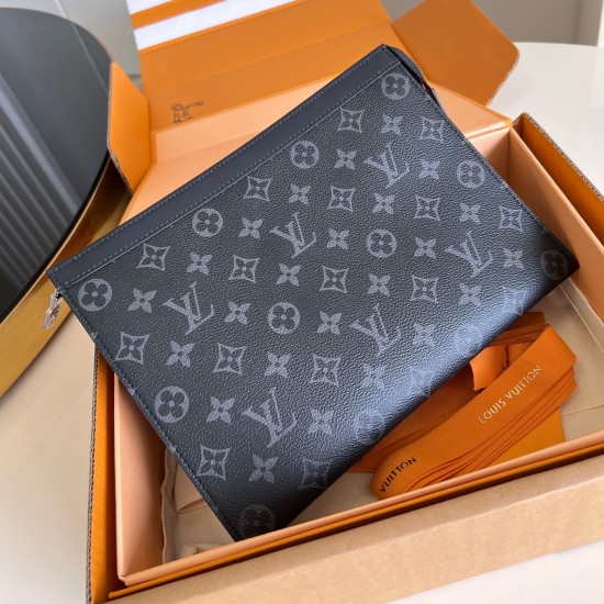 Replica L Men Clutch and pouch Pochette Voyage Monogram Eclipse M61692 Uk