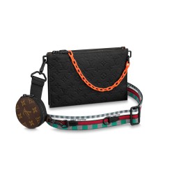 Trio Pouch Monogram Coated Canvas And Black Taurillon Monogram Leather Uk