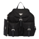 Replica Prada 15905 PFR#8272 Buddha Luxury Replica Re-Nylon Medium Backpack With Pouch In Black Uk - 15905 - Buddha Luxury