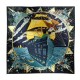 replica FLAGSHIP SILK SCARF IN MULTICOLOR BLUE UK