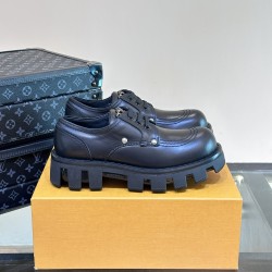 CHECKER DERBY SHOES IN BLACK - LV750 UK