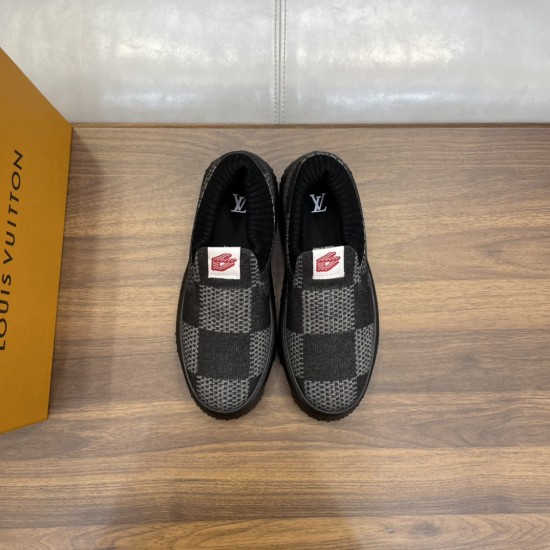 Replica SPACE LANDER SLIP ON IN BLACK - LV706 UK replica SPACE LANDER SLIP ON IN BLACK - LV706 UK
