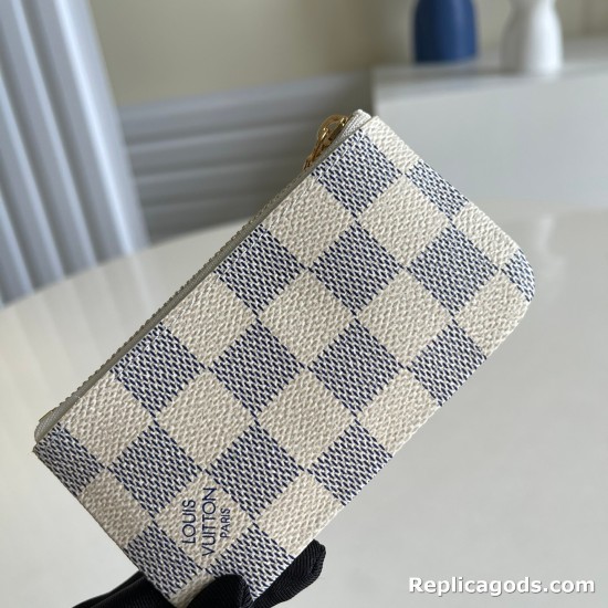 Replica N62659 KEY POUCH DAMIER AZUR COATED CANVAS UK replica N62659 KEY POUCH DAMIER AZUR COATED CANVAS UK