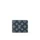 Replica Multiple Wallet Ink Blue/White Monogram Shadow Calfskin Leather M83379 Uk - 12842 - Buddha Luxury