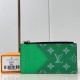 replica COIN CARD HOLDER CACTUS GREEN TAIGA COWHIDE LEATHER M83102 UK