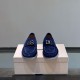 replica SUEDE LOAFERS IN BLUE - GD213 UK
