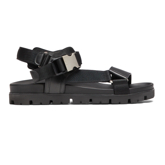 Replica SPORTY LEATHER AND NYLON TAPE SANDALS - PDS3 UK replica SPORTY LEATHER AND NYLON TAPE SANDALS - PDS3 UK