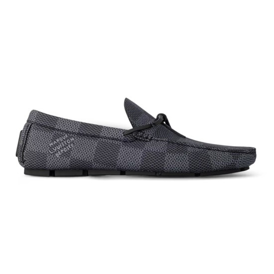 replica LV DRIVER MOCASSIN GREY MONOGRAM ECLIPSE - LV702 UK