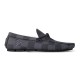 replica LV DRIVER MOCASSIN GREY MONOGRAM ECLIPSE - LV702 UK