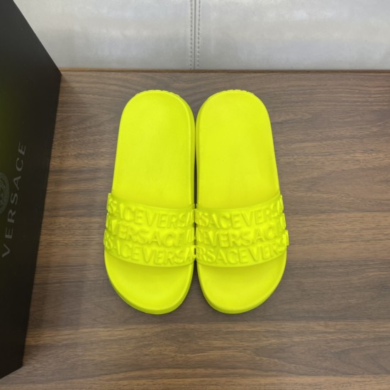 replica ALLOVER SLIDERS IN LIME GREEN - VSS9 UK