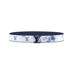 SHAPE 40MM REVERSIBLE BELT WATERCOLOR BLUE - B175 UK