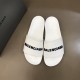replica RUBBER LOGO POOL SLIDE SANDALS - BBS7 UK