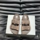 replica SUNDAY SUEDE SANDALS IN BROWN - BBS20 UK