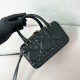 Replica Dior 13202 DFR#14463 Buddha Luxury Replica Mini Doctor Bag Black Macrocannage Lambskin Uk - 13202 - Buddha Luxury