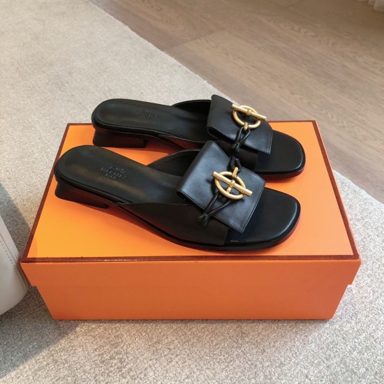Replica Ilot 50 Sandals In Black - Hs81 Uk