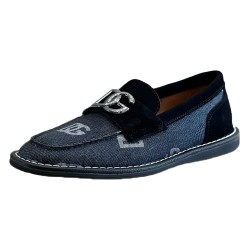 LOGO LOAFERS IN BLACK - GD227 UK