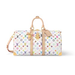 Takashi Murakami Keepall Bandouli?Re 45 Bag Multicolor Monogram Canvas M13742 Uk