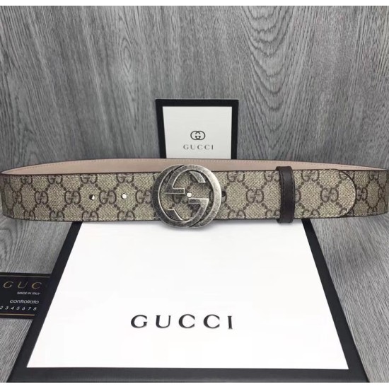 Replica Gucci 14565 GFR#1702 Buddha Luxury Replica Gg Supreme Belt With G Buckle - B45 Uk - 14565 - Buddha Luxury
