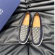 Replica GRANVILLE LOAFERS NAVY BLUE SUEDE WITH BEIGE AND BLACK OBLIQUE JACQUARD - CD218 UK replica GRANVILLE LOAFERS NAVY BLUE SUEDE WITH BEIGE AND BLACK OBLIQUE JACQUARD - CD218 UK