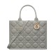 Replica Dior 13227 DFR#13960 Buddha Luxury Replica Medium Book Tote Stone Gray Macrocannage Calfskin Uk - 13227 - Buddha Luxury