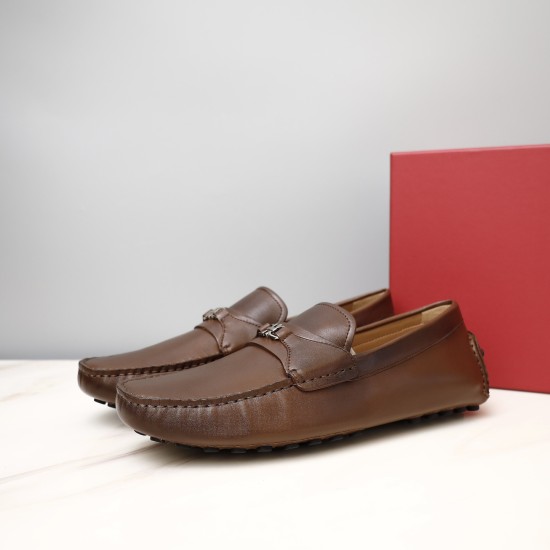 Replica DRIVERS WITH GANCINI ORNAMENT IN BROWN - SF46 UK replica DRIVERS WITH GANCINI ORNAMENT IN BROWN - SF46 UK