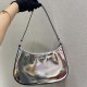 Replica Prada 14244 PFR#9460 Buddha Luxury Replica Metallic Leather Cleo Shoulder Bag Uk - 14244 - Buddha Luxury
