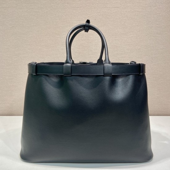 replica BUCKLE LEATHER TOTE BAG MENTOTE BAG UK