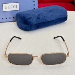 Rectangular Frame Sunglasses Shiny Gold-Toned Metal Frame Gg1457S - Sg100 Uk Rectangular Frame Sunglasses Shiny Gold-Toned Metal Frame Gg1457S - Sg100 Uk