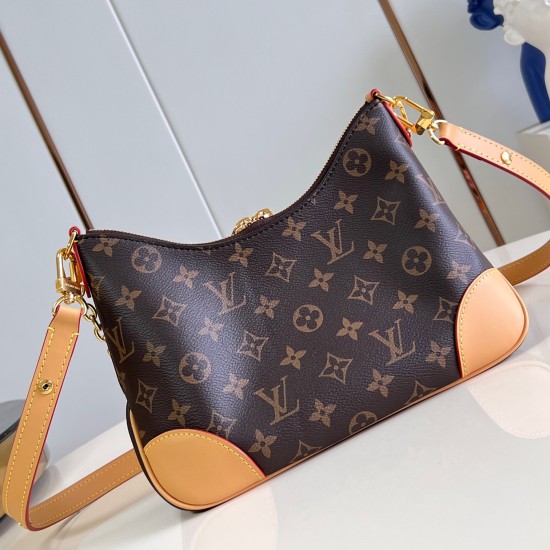 Replica L Women CrossBody and Shoulder Boulogne Handbag Natural Beige Monogram Canvas M45832 Uk
