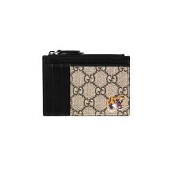 Gg Supreme Tiger Print Card Case Uk