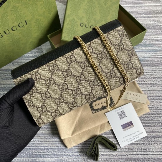 Replica GG MARMONT CHAIN WALLET BLACK LEATHER UK replica GG MARMONT CHAIN WALLET BLACK LEATHER UK