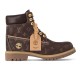 replica LV X TIMBERLAND 6-IN HIGH END ANKLE BOOTS IN BROWN - LV687 UK
