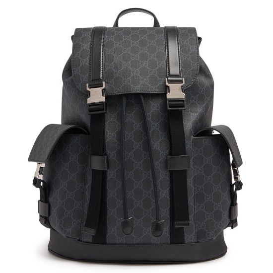 replica GG BACKPACK BLACK LEATHER UK