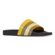 replica CHECKED POOL SLIDES IN YELLOW UK
