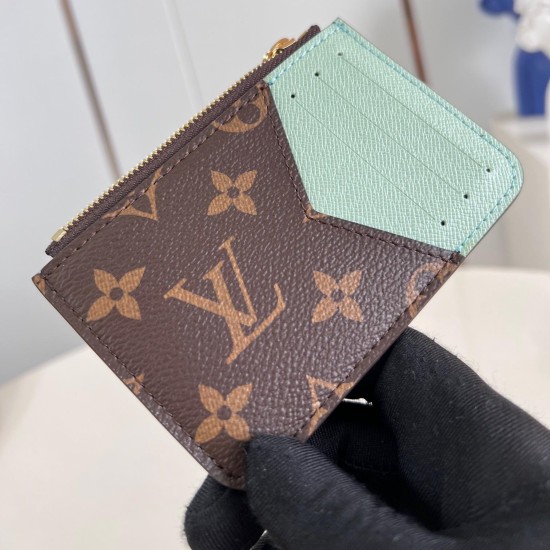 replica ROMY CARD HOLDER BROWN MONOGRAM CANVAS M82939 UK