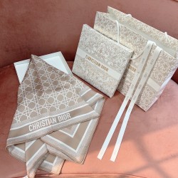 CANNAGE 90 SQUARE SCARF BEIGE UK