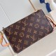 replica LEXINGTON POUCH BROWN MONOGRAM CANVAS M83685 UK