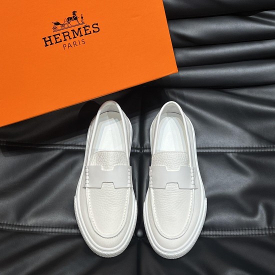 Replica Hermes 11178 HFR#10871 Buddha Luxury Replica Ike Slip-On Sneakers White - H153 Uk - 11178 - Buddha Luxury
