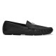 Replica Black Deerskin Moccasins With Metal Logo - Gd216 Uk - 11083 - Buddha Luxury
