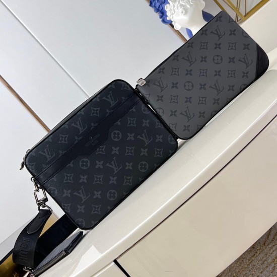 Replica Trio Messenger Bag Monogram Eclipse Canvas M69443 Uk Replica Trio Messenger Bag Monogram Eclipse Canvas M69443 Uk