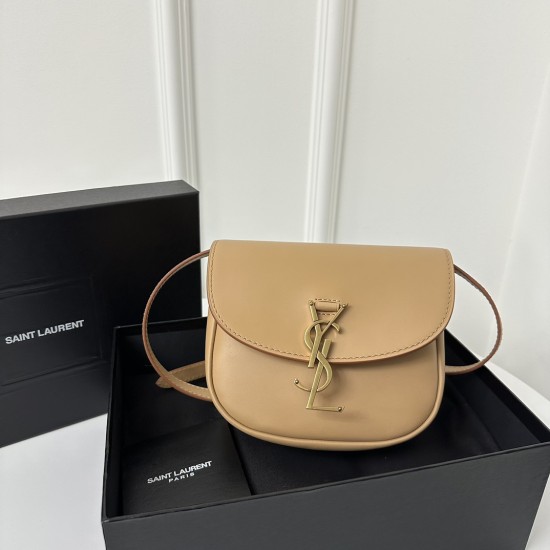 Replica Ysl 12052 YFR#11960 Buddha Luxury Replica Kaia Small Satchel In Brown Leather Uk - 12052 - Buddha Luxury