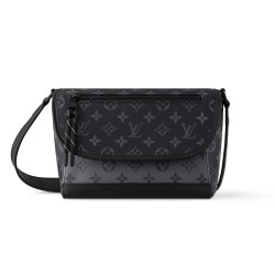 Pulse Messenger Bag Monogram Eclipse Canvas M12681 Uk