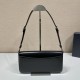 Replica Prada Women CrossBody and Shoulder Brushed Leather Femme Bag Black Uk