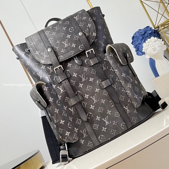 Replica L Men Backpacks Christopher Mm Backpack Black Brushed Monogram Cowhide Leather M11521 Uk Replica L Men Backpacks Christopher Mm Backpack Black Brushed Monogram Cowhide Leather M11521 Uk
