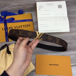 LV INITIALES 30MM REVERSIBLE BELT - B94 UK