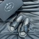 Replica CROCODILE LEATHER SLIDES IN BLACK - PDS16 UK replica CROCODILE LEATHER SLIDES IN BLACK - PDS16 UK
