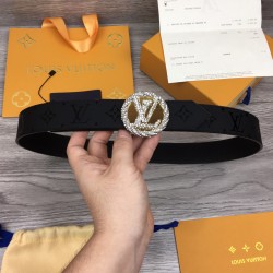 LV CIRCLE PLATE 35MM REVERSIBLE BELT - B108 UK