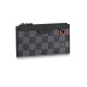 replica N60354 UTILITY COIN HOLDER DAMIER GRAPHITE COATED CANVAS UK