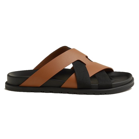 Replica Kazimir Sandals In Black And Brown - Hs104 Uk Replica Kazimir Sandals In Black And Brown - Hs104 Uk